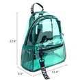 thumbnail image 5 of Tinyat Clear Backpack Women Heavy Duty Transparent Bag PVC See Through Backpack for Student College Workplace Travel, 5 of 6