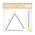 thumbnail image 2 of 10 Pcs Instrument de Percussion Triangle en Acier, Triangle pour Enfant FWI, 2 of 5
