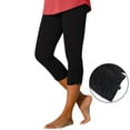 thumbnail image 4 of QHFBli Capri Leggings for Women 2026 Summer Casaul High Waisted Knee Length Stretchy Workout Yoga Cropped Capris Pants, 4 of 8