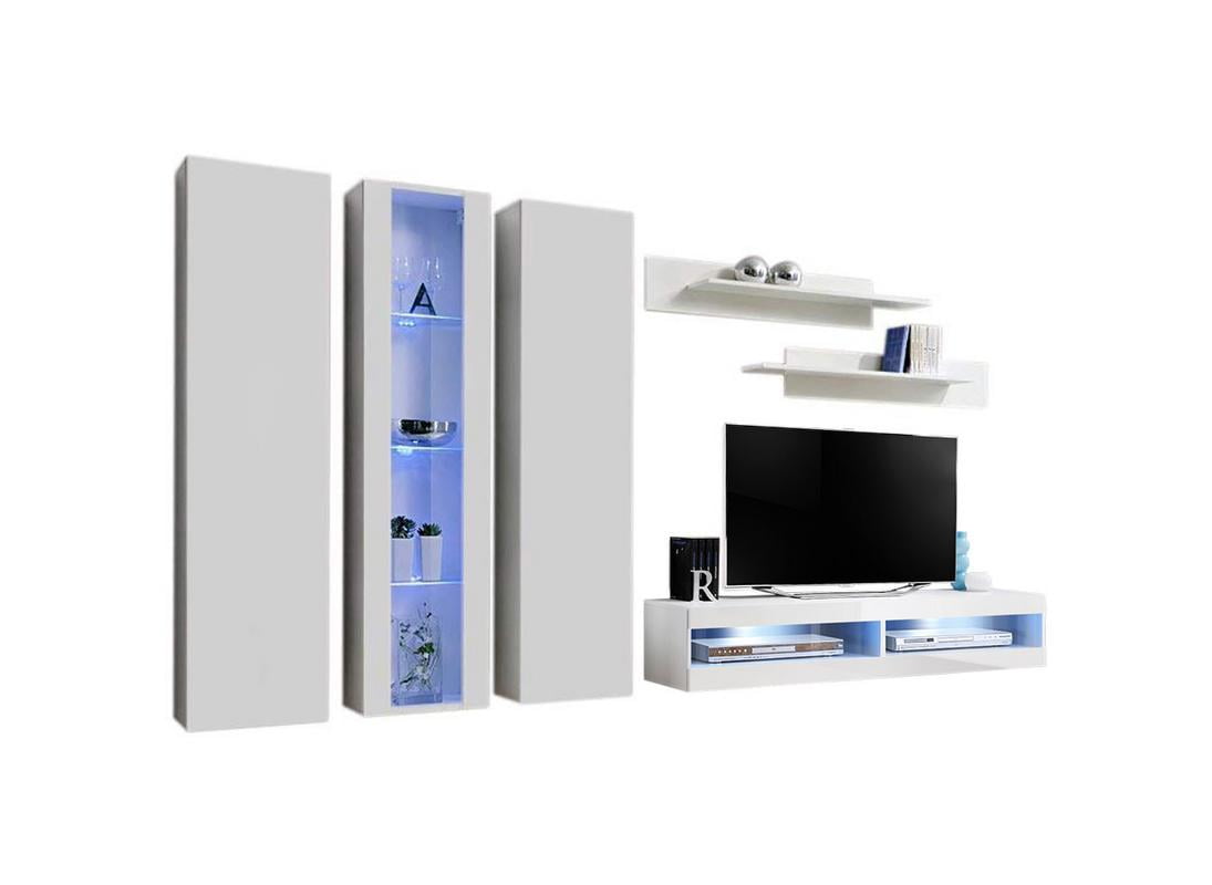Fly C4 34TV Wall Mounted Floating Modern Entertainment Center
