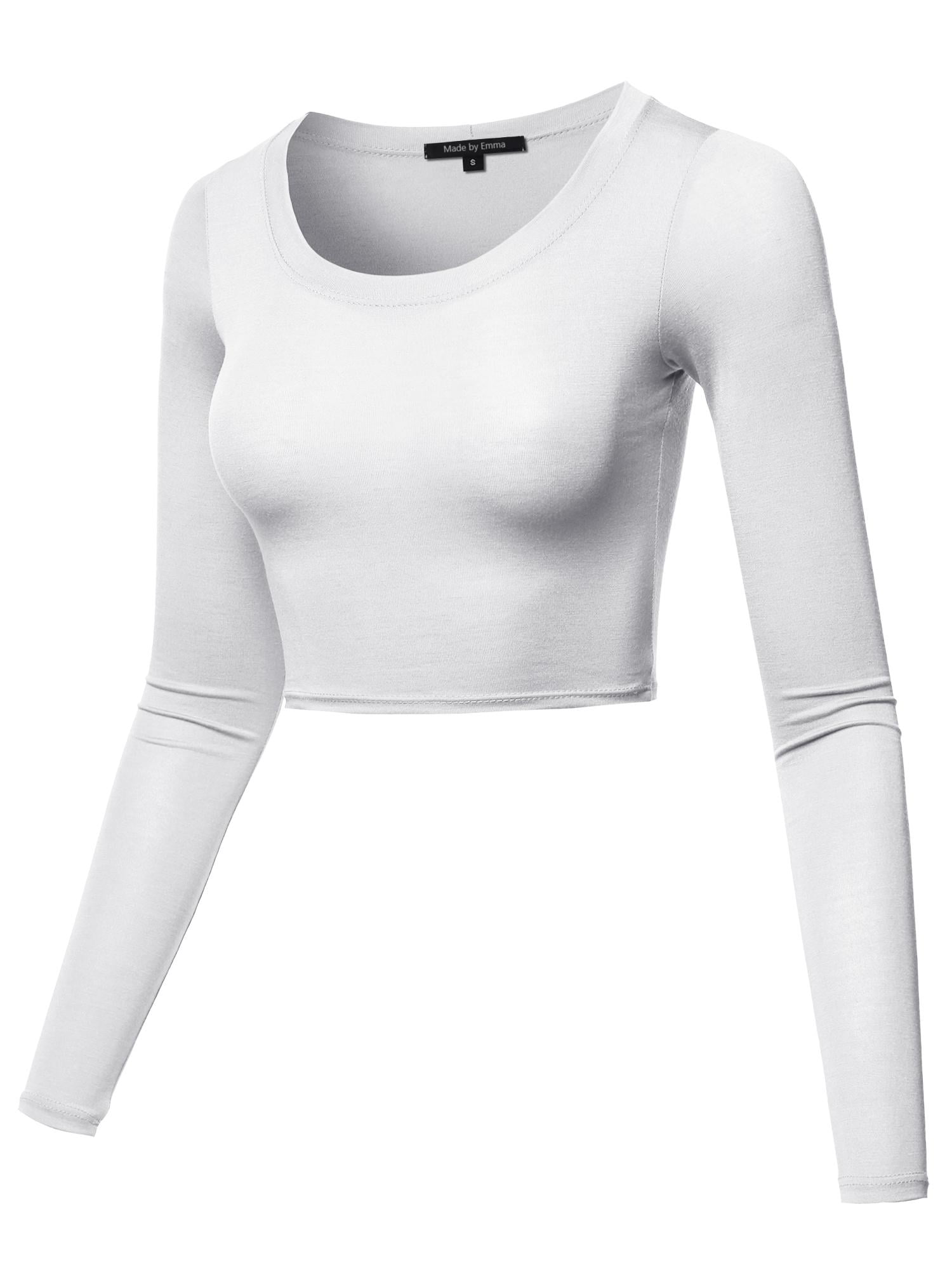 Cute white tops for juniors Clearance