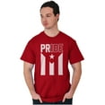 thumbnail image 5 of Puerto Rican Pride PR National Flag Men's Graphic T Shirt Tees Brisco Brands S, 5 of 5
