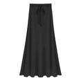 thumbnail image 1 of Falda midi larga acampanada con cintura elástica vintage para mujer Zhivalor BST2002585-2, 1 of 6