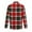 Red, variant on Zimjoy Mens Plaid Blazer One Button Vintage Corduroy Suit Jackets Slim Fit Casual Checkered Blazer Dinner Party Sport Coats Business Office Work Blazers Jackets, Red L