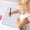 Blue, variant on Dry Erase Memo Board, Reversible Magnetic Writing Board for Efficient Note-Taking, Perfect for Meetings, Classes, and Household Reminders, Works Great in Office Home School Student Settings