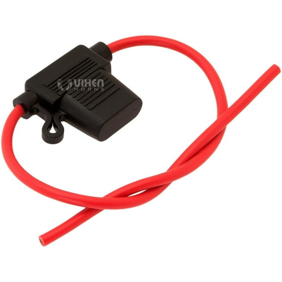 Vixen Horns 30A In-line Standard ATO Blade Fuse with Waterproof Holder VXA7030