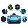 thumbnail image 4 of VOLTZ TOYS 12V Ride on Car for Kids, Mclaren 720S with Remote Control, Leather Seat, Butterfly Doors, Bluetooth MP3 and LED Lights, Licensed Model (Blue), 4 of 6