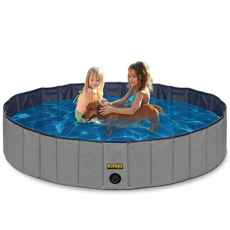Foldable Pool Chairs Outdoor Swimming Pool Bathing Tub - Portable Foldable - Ideal for Pets - XL 63