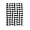 thumbnail image 1 of RYLABLUE Black And White Houndstooth Classic Pattern Blanket Throw Super Soft Warm Bed or Couch Blanket 58x80 inches, 1 of 2