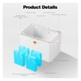 thumbnail image 3 of GDF Studio U8Pro 30QT Vacuum Insulated Cooler with BeiPCM, Aerospace Grade Hard Cooler, White, 3 of 8