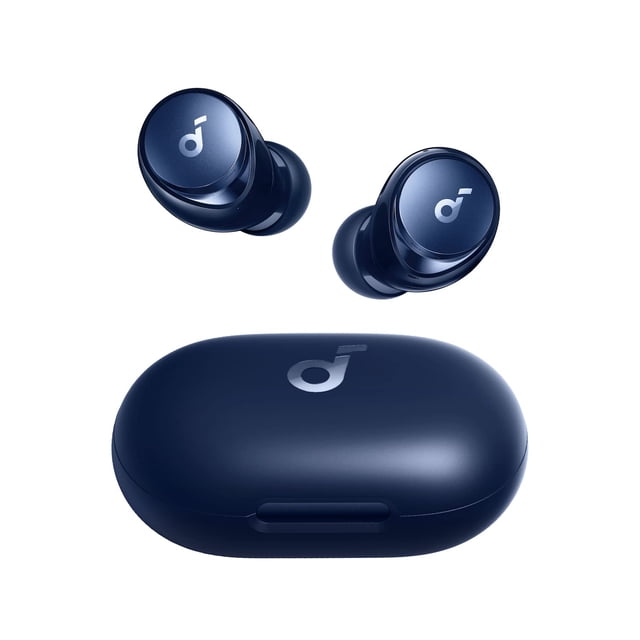 soundcore by Anker Space A40 Adaptive Active Noise Cancelling Wireless Earbuds, Reduce Noise by Up to 98%, Ultra Long 50H Playtime, Hi-Res Sound, App Customization, Wireless Charge (Renewed)