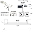 thumbnail image 3 of Modern Wall-Mounted 24-Inch Stainless Steel Towel Bar - Sleek Design for Your Bathroom Decor, 3 of 6