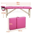 Massage Table Portable Massage Bed Spa Bed 73 inch Long 24 Inch Wide