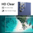 thumbnail image 5 of Cnarery [2+2] 2 Pack Tempered Glass Screen Protector for Samsung Galaxy S22 Ultra 6.8 inch, with 2 Pack Camera Lens Protector, Scratch resistant, Bubble Free, 5 of 7