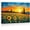 Frame-style, variant on Vibrant Sunflower Field Sunset Canvas Wall Art Living Room Bedroom Decor, Scenic Nature Landscape Floral Farmhouse Artwork Home Decorations