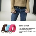 thumbnail image 1 of facefd Canvas Metal Waist Belt Replacement Unfading Exquisite Easy Matching Anti-rust Dual Ring Adjustable Jeans Shorts Belts Dark Blue, 1 of 9
