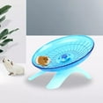 thumbnail image 3 of 18cm Round Quiet Roller Hamster Running Exercise Sports Wheel Platform Mouse Rat Gerbil Small Pet Toy Pets Supplies Training , Blue, 3 of 8