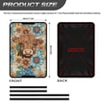 thumbnail image 3 of FUIALDOLG RV Door Window Shade Cover, Sun Blackout Fabric for UV Rays Protection for Camper Privacy Entrance, Brown Highland Cow Blossom (17.3x26 inch), 3 of 7