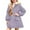 Purple, variant on Girls Winter Coats Windproof Heavyweight Hooded Lined Padded Mid Length Soft Cozy Winter Warm Outerwear Girls Fall Jacket