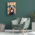 thumbnail image 4 of Canvas Wall Art - Ray Heere 'Happy Dog 13' Wall Art for Living Room, Bedroom, or Office Décor by Trademark Fine Art - 12 x 19 Inches, 4 of 4