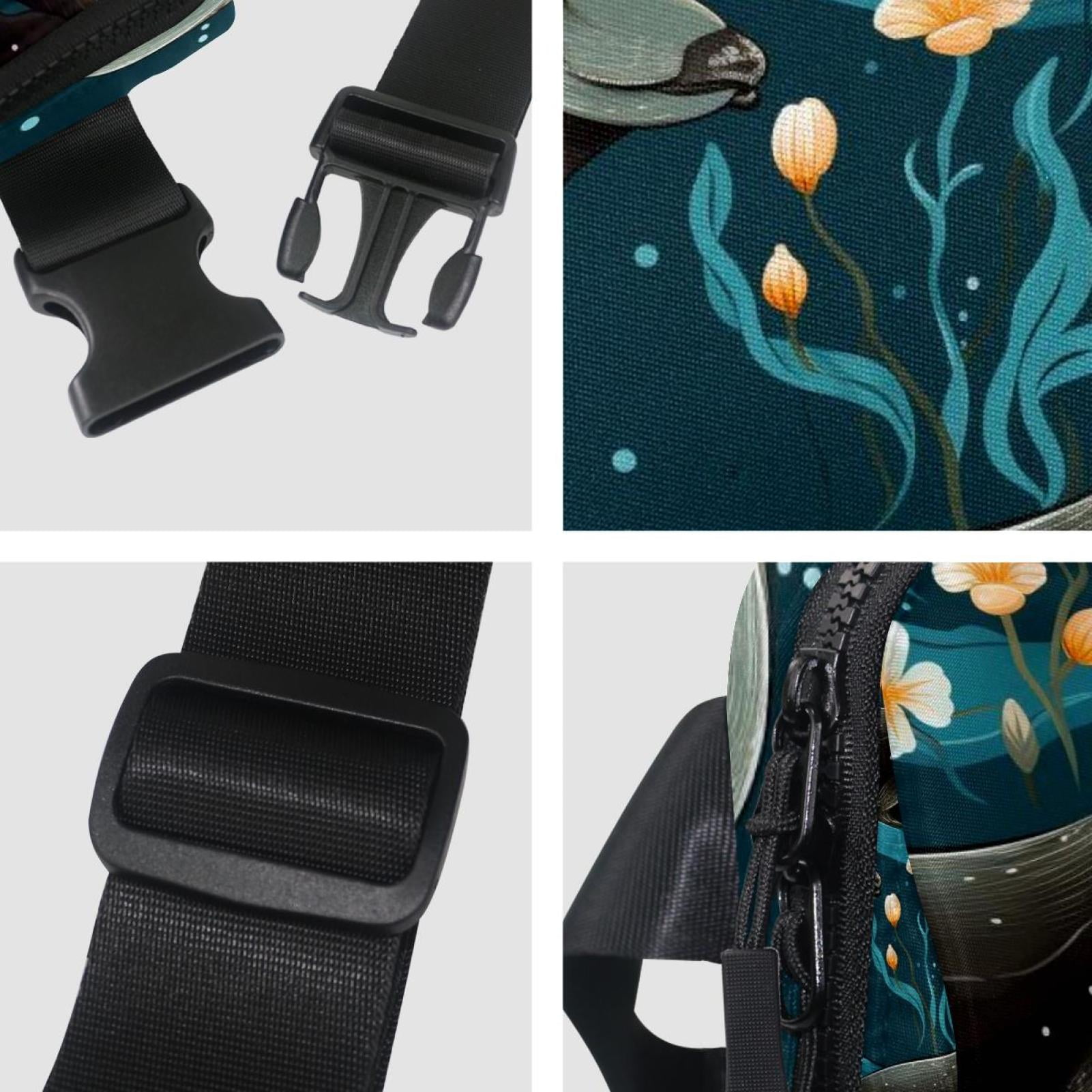 Platypus Versatile Lightweight Adjustable Crossbody Bag with Extension Strap - Unisex Waist Bag Fanny Pack