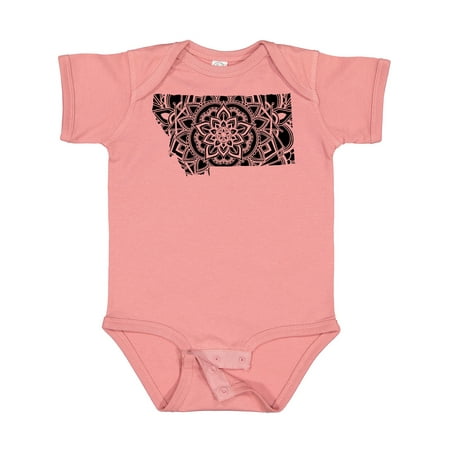 

Inktastic Montana Silhouette Mandala Gift Baby Boy or Baby Girl Bodysuit
