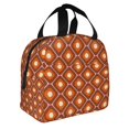 thumbnail image 2 of Fotbe 60s and 70s Aesthetic Bolsa Térmica con Estampado y Forro de Aluminio Grueso Bolsa de Almuerzo con Bolsillo Frontal para Hombres y Mujeres, Ideal para Trabajo, Escuela, 2 of 8