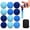 Blue, variant on Magnetic Fidget Balls 12PCS (2 Sets), Quiet Silicone Sensory Desk Fidgets,, Includes Carry Case, Purple