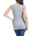 thumbnail image 5 of gakvbuo Breastfeeding Nursing Tops For Women Maternity Shirts Sleeveless Comfy Pumping Tank Top Tee Pregnancy Vest Tops T-Shirt, 5 of 5