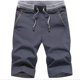 thumbnail image 1 of ICHUANYI Clearance Mens Casual Comfortable Workout Shorts Drawstring Zipper Pockets Elastic Shorts(Gray, XXL) Ichuanyi Ichuanyi, 1 of 6