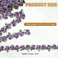 thumbnail image 2 of Purple Lace Trim Ribbon, 0.9" x 5 Yards Polyester Embroidered Crochet Lace Trim Fabric for Sewing, 2 of 6