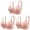 Pink, variant on Women Bras Front Closure Nursing Bras Sports Bras for Women Plus Size Strapless Bras Sales Today Clearance