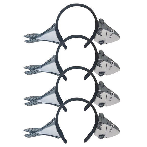 Funny Headband Salted Fish Hair Bands Cute Spoof Headwear Wash Face Hair Hoop Hair Accessories for Women