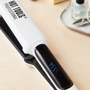 Hot Tools Pro Digital Salon Flat Iron - White - 1.5