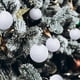 thumbnail image 5 of Vankin - Juego de 24 adornos navideños de espuma irrompible, bolas de nieve blancas con cordón, decoración festiva para árboles (liquidación), 5 of 5