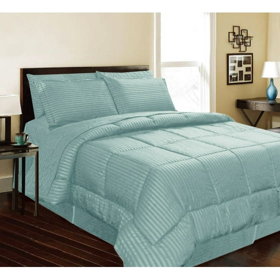 Manhattan Lights Embossed 8 Piece Bed In A Bag Queen Turquoise Manhattan Lights Embossed 8 Piece Bed In A Bag Queen Turquoise Com