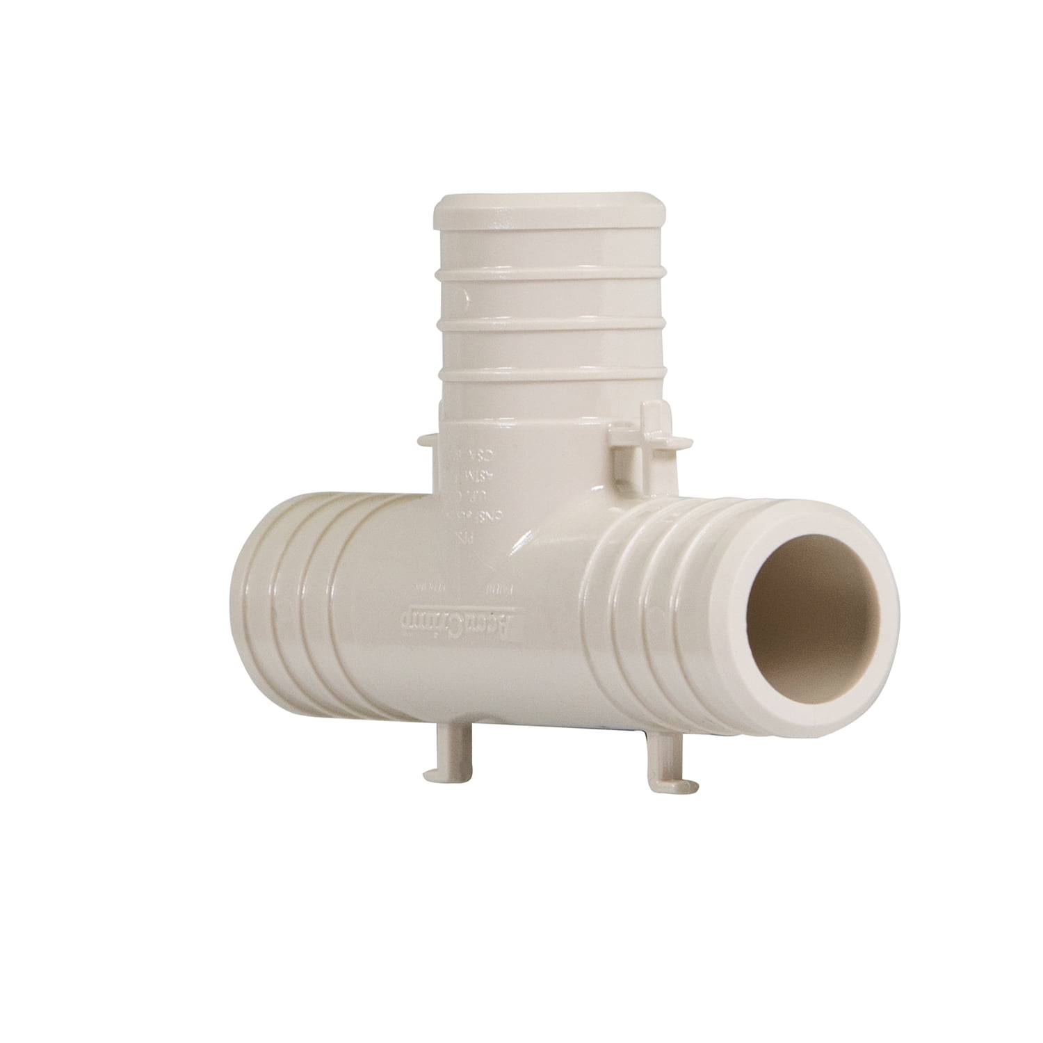 Supply Giant 5-100PPTE Plastic PEX Poly Alloy Tee Barb Pipe Fitting 1 Inch Pack of 5
