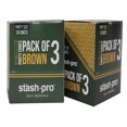 thumbnail image 1 of Caja de 24 Packs de Conos Pre Rolados Pro 3 Party STASH PRO  Ultra Fino Café, 1 of 4