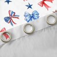 thumbnail image 4 of Manfei Kids Children Cartoon Ribbon Bow-Tie Curtains Pack of 2 (42x84 Each),USA Flag Curtains Blackout,Stars Print Bedroom Curtains,Breathable Home Decor, 4 of 6