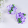 thumbnail image 3 of 1 Set 4pcs Hawaiian Garland Necklace Bracelets Thicken Tropical Beach Party Fancy Accessaries (Purple), 3 of 4