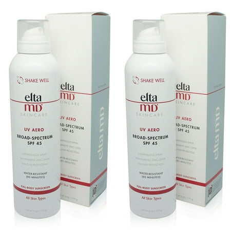 Elta MD UV Aero SPF 45 Broad Spectrum Full Body Sunscreen 6 oz - 2 pack