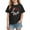 Black A, variant on THDHVS Girls Short Sleeve Tops,Shirts for Girls,Kids Fashion Heart Candy Print Short Sleeve Tee Soft Cotton for Holiday Parties and School Pink 3-4 Years