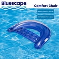 thumbnail image 4 of Bluescape Inflatable Comfort Chair Lounge Pool Float, Blue ,Age 14 & up, Unisex, 4 of 7