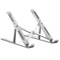 thumbnail image 1 of N8 Laptop Stand Aluminum Alloy Computer Folding Riser Adjustable Laptops PC Tabletop Mount For Notebook Tablet Computer N3 silver, 1 of 5