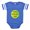 Royal Blue, variant on CafePress - Tennis Love - Cute Infant Baby Football Bodysuit