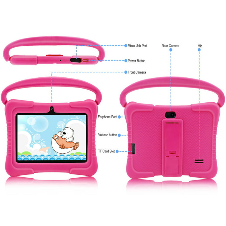 Android 11 Kids Tablet,Kids Learning Tablet,Antemper 7 inch Kids Tablet,32GB Storage,Toddler Tablet with Bluetooth, Wifi,Parental Control, HD Dual