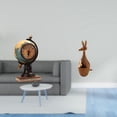 thumbnail image 2 of Figura de globo terráqueo, estatua moderna, reloj de mesa, coleccionable, adorno de escritorio, arte artesanal para estante, oficina, chimenea, dormit, 2 of 8