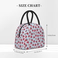 thumbnail image 2 of Salouo Strawberries for Insulated Lunch Bag for Women/Men - Leakproof Cooler Tote Bag Organizer - Reusable Lunch Box for Office Picnic Hiking Beach-One Size, 2 of 6