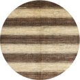 thumbnail image 1 of Ahgly Company Machine Washable Indoor Round Contemporary Sangria Brown Area Rugs, 10' Round, 1 of 7