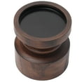thumbnail image 6 of Mainstays Decorative Wood Pillar Candleholder, Dark Brown, 4", 6 of 7